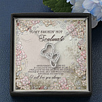 To My Smokin' Hot Soulmate Never Forget That I Love You I Will Love You Always Double Hearts Necklace