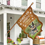 1NH. Forever In Our_Sample Design House Flag Mockup 7