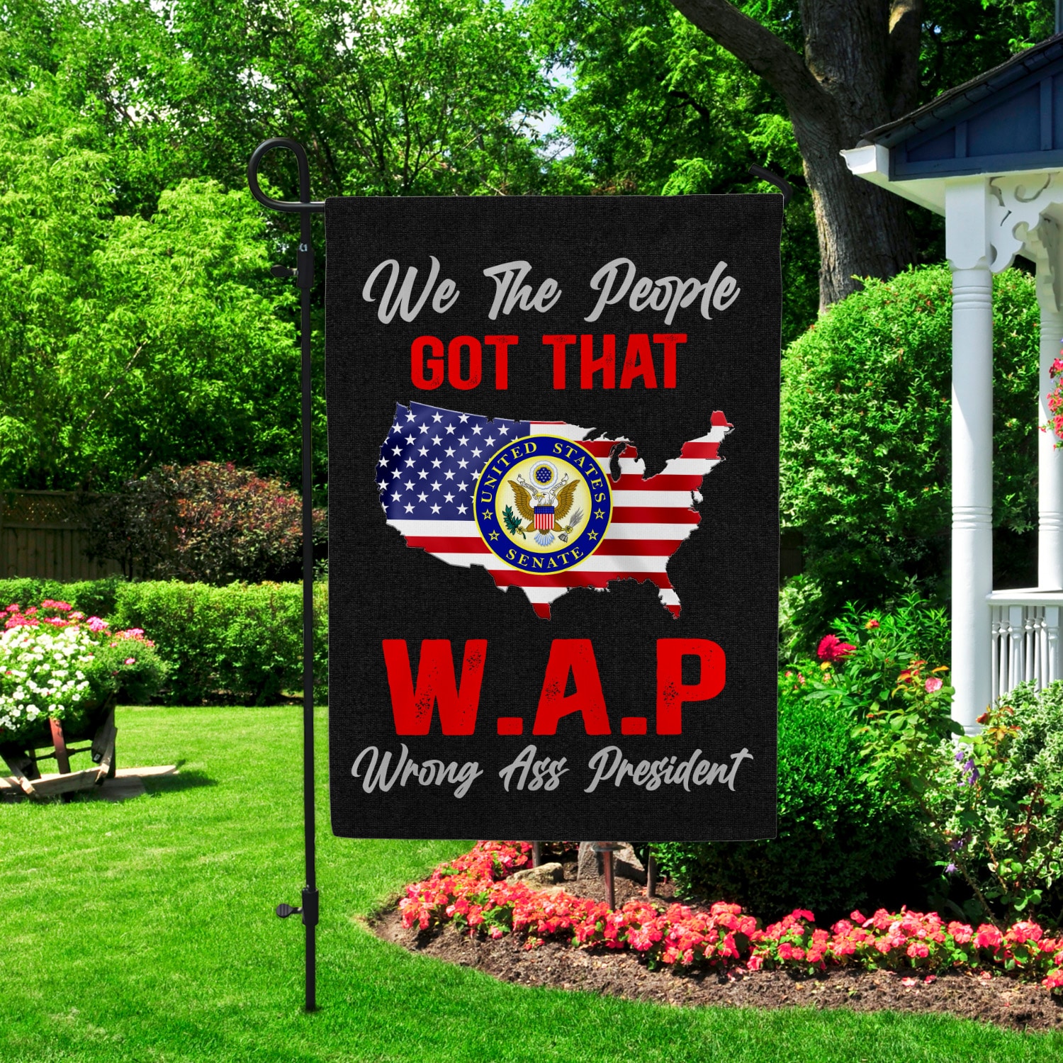 8NH. Got That Wap Garden Flag Mockup 2