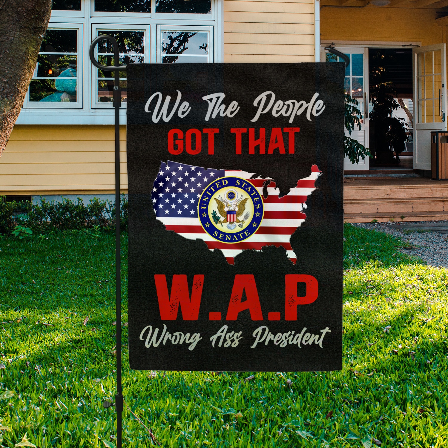 8NH. Got That Wap Garden Flag Mockup 3