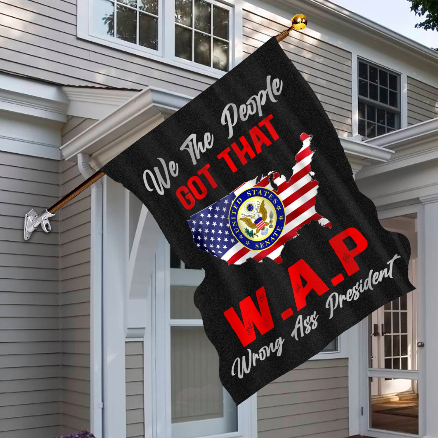 8NH. Got That Wap House Flag Mockup 6