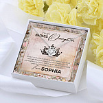 Personalized To My Badass Daughter Love Knot Pendant Necklace - Badass Daughter Necklace Personalized To My Badass Daughter Love Knot Pendant Necklace - Badass Daughter Necklace