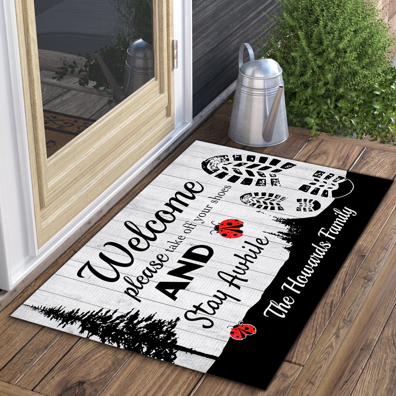 Sample Design Doormat mockup 3