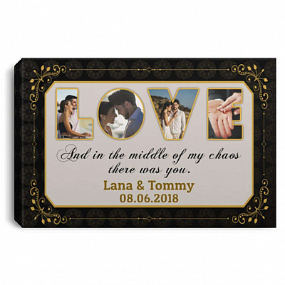 0.75'' Framed Canvas