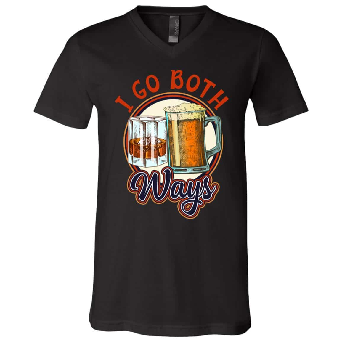beer, Black, V-Neck T-Shirt beer, Black, V-Neck T-Shirt