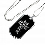 I Was One Way And Now I Am Completely Different Dog Tag Pendant Necklace