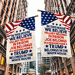 2HP. In This House(side2) House Flag Mockup 2 Side-1