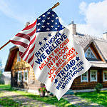 2HP. In This House(side2) House Flag Mockup 5