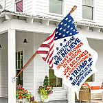 2HP. In This House(side2) House Flag Mockup 7