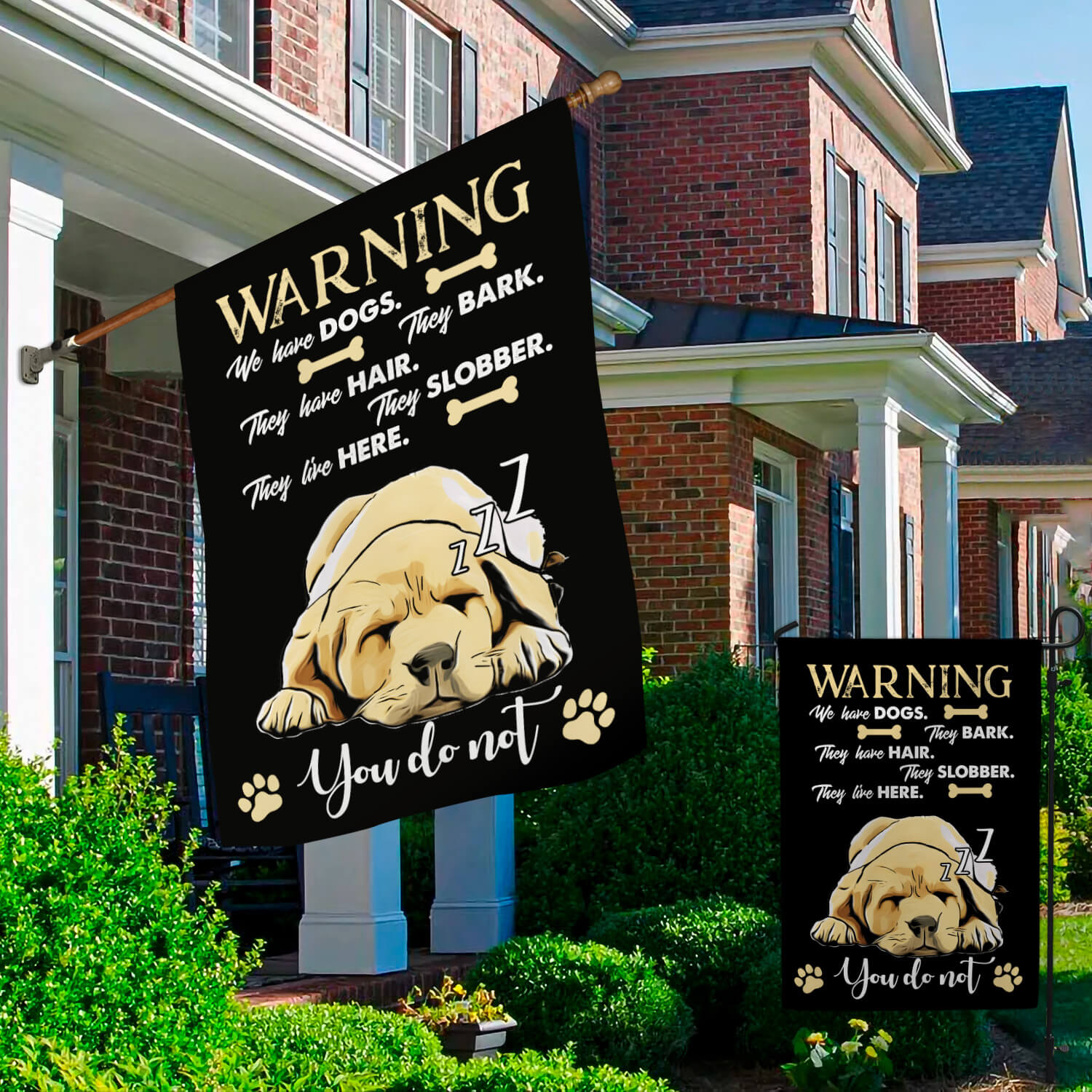 3HV. Warning 1 Garden & House Mockup 2