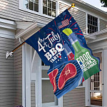 3HV. BBQ Flag(7) House Flag Mockup 6