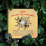 To My Beautiful Granddaughter I Squeezed This Necklace Really Tight Love Knot Necklace - Gift For Granddaughter