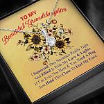 To My Beautiful Granddaughter I Squeezed This Necklace Really Tight Alluring Beauty Pendant Necklace