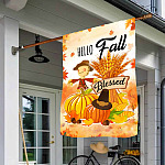 9HV. Hello Fall (5) House Flag Mockup 1