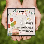 Happy Birthday Laugh With Friends Eat Cake There's So Much To Love Alluring Beauty Necklace - Birthday Gifts