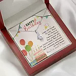 Happy Birthday Laugh With Friends Eat Cake There's So Much To Love Alluring Beauty Necklace - Birthday Gifts