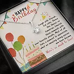 Happy Birthday Laugh With Friends Eat Cake There's So Much To Love Alluring Beauty Necklace - Birthday Gifts
