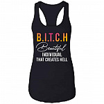 bitch tank, Black, Ladies Racerback Tank bitch tank, Black, Ladies Racerback Tank