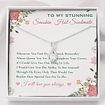 To My Stunning Smokin' Hot Soulmate Whenever You Feel Overwhelmed Alluring Beauty Necklace - Alluring Beauty Necklace To My Stunning Smokin' Hot Soulmate Whenever You Feel Overwhelmed Alluring Beauty Necklace - Alluring Beauty Necklace