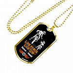 Personalized Like Father Like Son Dirt Bike Dog Tag Pendant Necklace Personalized Like Father Like Son Dirt Bike Dog Tag Pendant Necklace