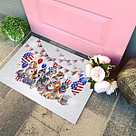 7BN. Patriotic Pups Doormat mockup 4