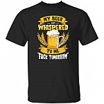 beer t, Black, Unisex T-Shirt