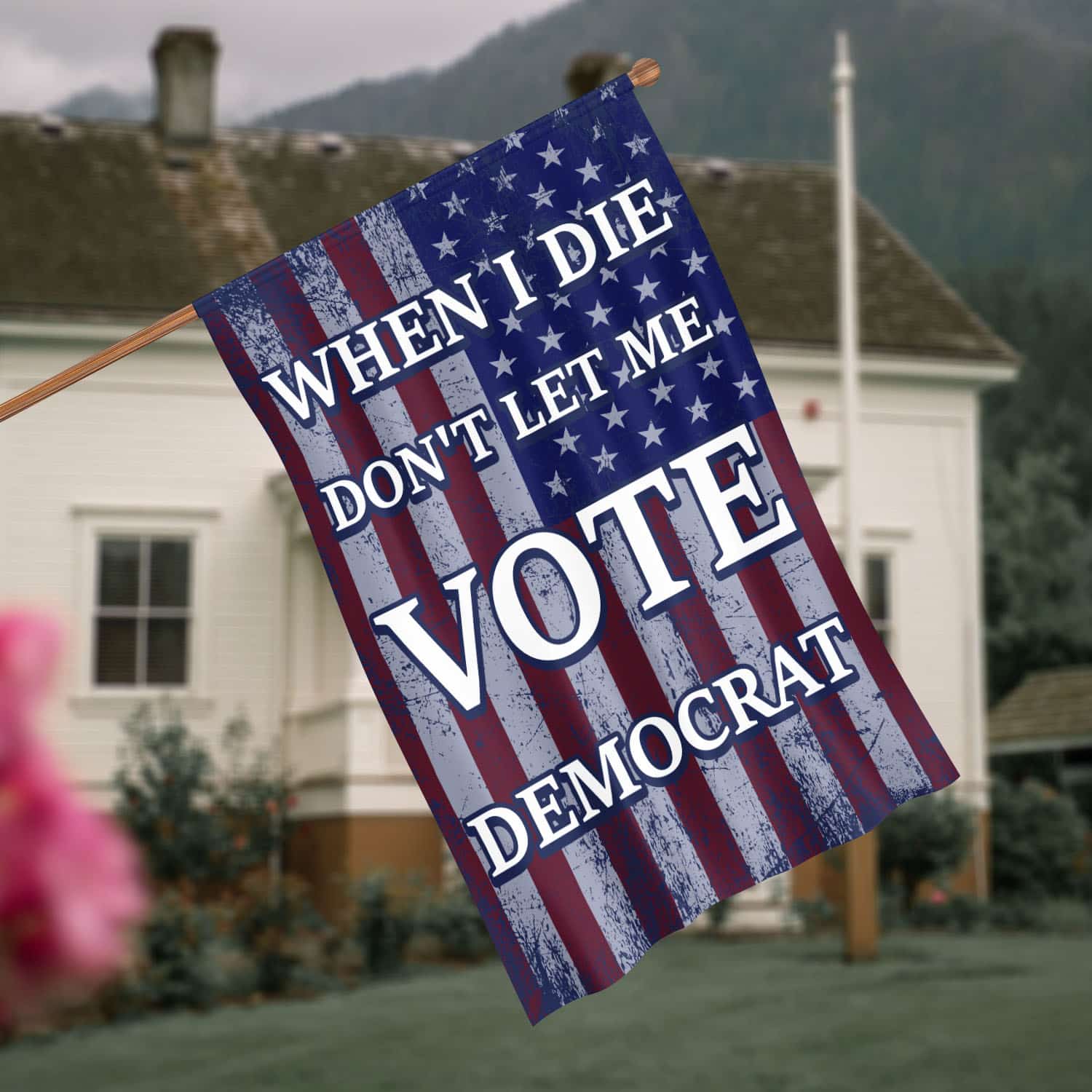 6NH. When I Die 2 House Flag Mockup 4