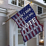 6NH. When I Die 2 House Flag Mockup 6