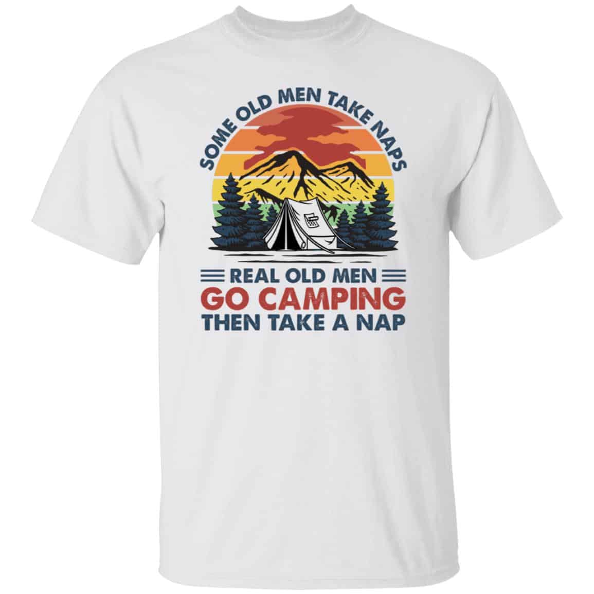 old camping t, White, Unisex T-Shirt