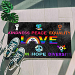 4Th. Kindness Peace doormat Doormat mockup 5