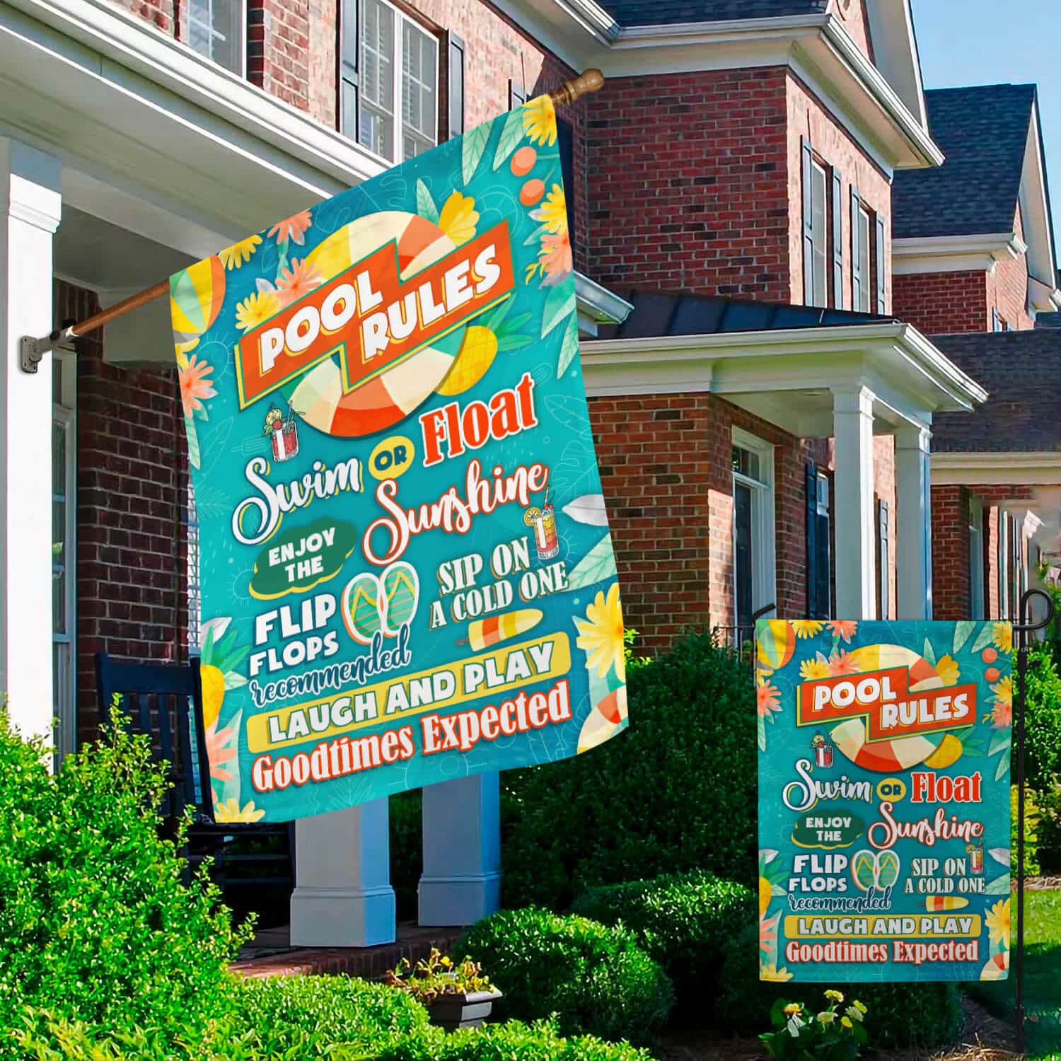 2HV. Pool Rules (8) Garden & House Mockup 2