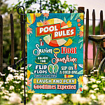 2HV. Pool Rules (8) Garden Flag Mockup 6