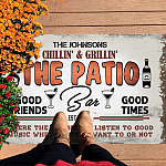 3O. The Patio BarSample Design Doormat mockup 7