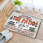 3O. The Patio BarSample Design Doormat mockup 2