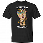 You Are Never Forgotten Orange, Black, Unisex T-Shirt