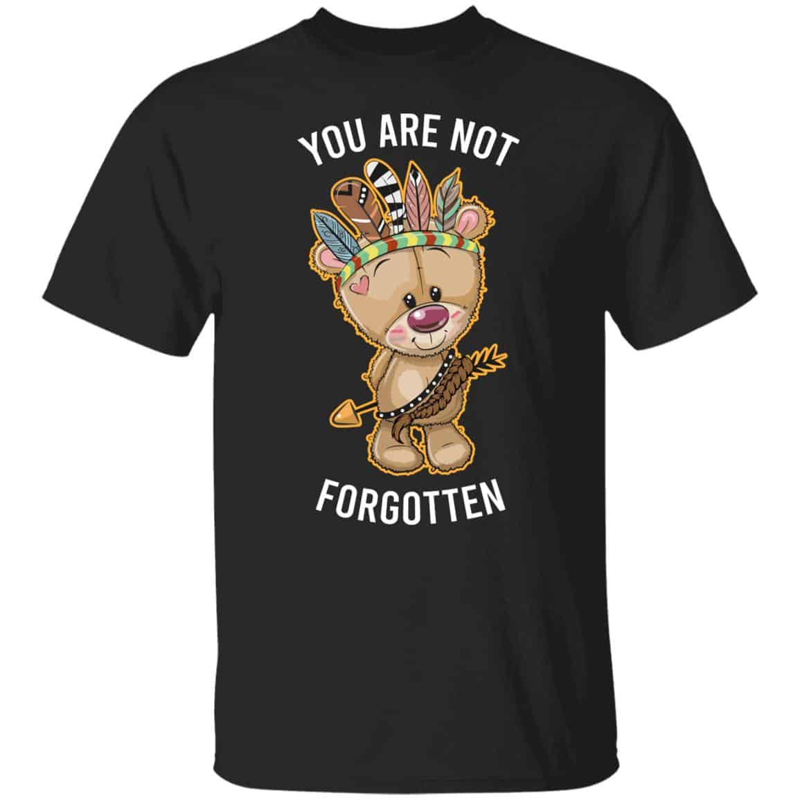 You Are Never Forgotten Orange, Black, Unisex T-Shirt