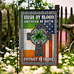 3O. Irish By Blood-30x40-SIDE1 Garden Flag Mockup 6