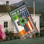 3O. Irish By Blood-30x40-SIDE1 House Flag Mockup 4