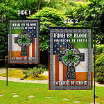 3O. Irish By Blood-30x40-SIDE1 Garden Flag Mockup 2 Side