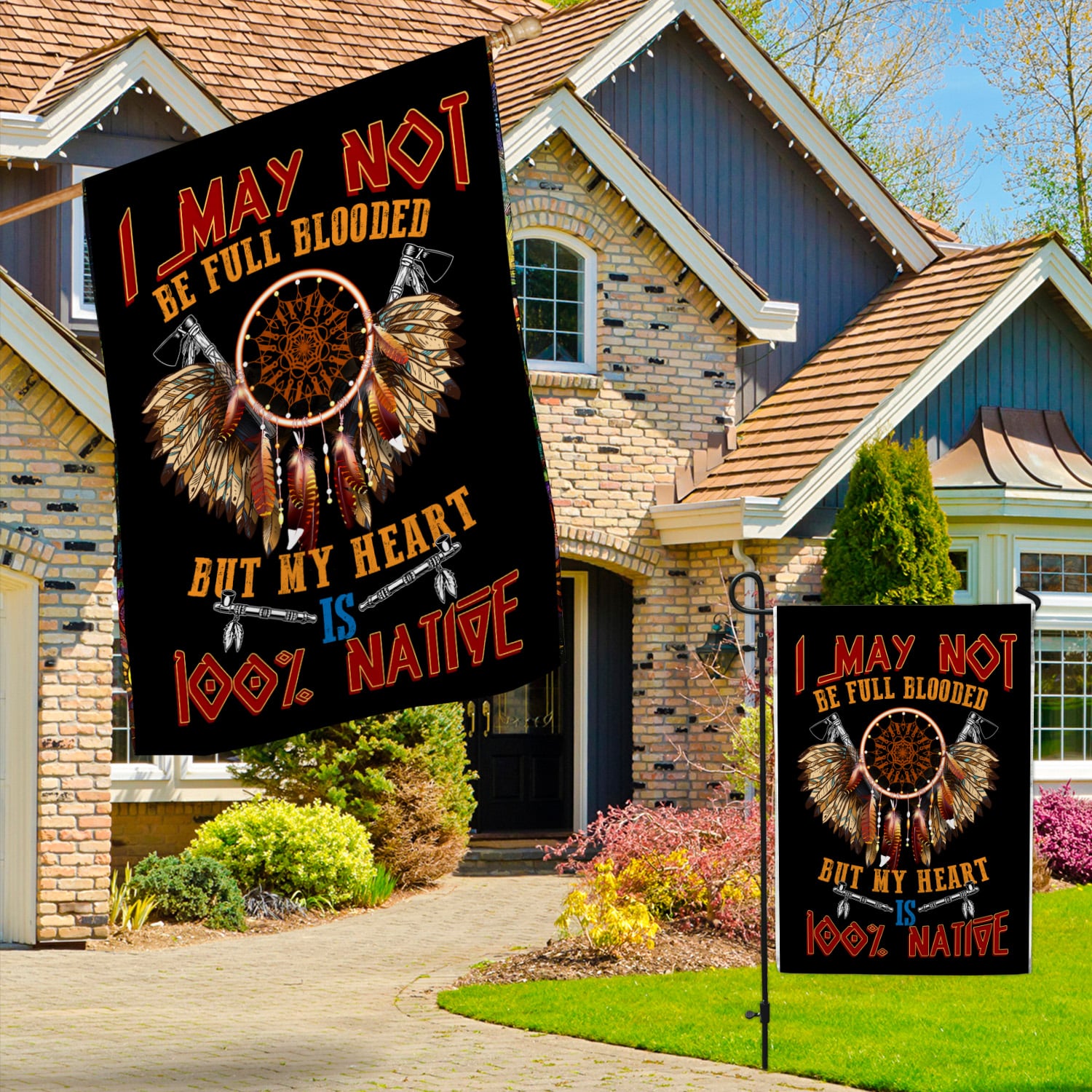 4KNG. 100 Native 30x40 Garden & House Mockup 3