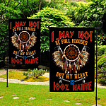 4KNG. 100 native Garden Flag Mockup 2 Side