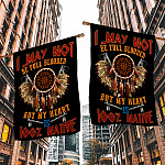 4KNG. 100 native House Flag Mockup 2 Side-1