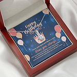 Happy Birthday To You Close Your Eyes And Make A Wish Alluring Beauty Necklace - Birthday Gifts For Women