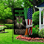 4NH. Irish By Blood Garden Flag Mockup 2
