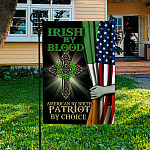4NH. Irish By Blood Garden Flag Mockup 3