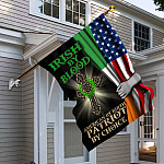 4NH. Irish By Blood House Flag Mockup 6