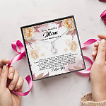 To My Beautiful Mom On My Wedding Day Still Your Little Girl Alluring Beauty Necklace Mother Of The Bride Gift
