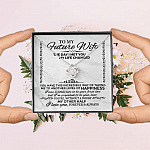 Future Wife Necklace to My Future Wife the Day I Met You My Life Changed Love Knot Pendant Necklace Future Wife Necklace to My Future Wife the Day I Met You My Life Changed Love Knot Pendant Necklace