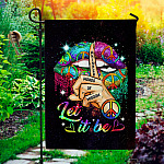 6NH. Let It Be_30x40 Garden Flag Mockup 1