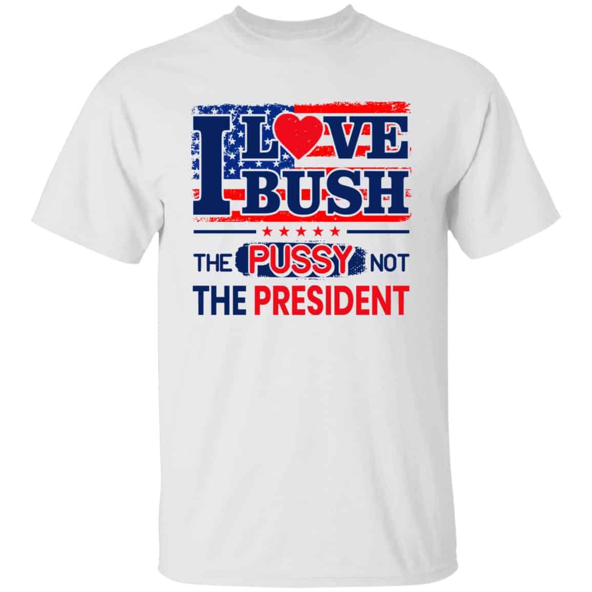 bush t, White, Unisex T-Shirt bush t, White, Unisex T-Shirt